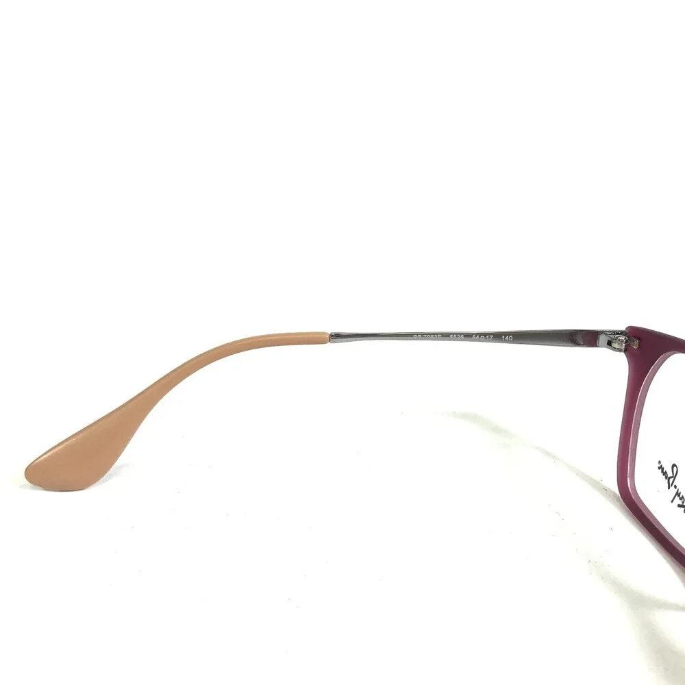 Ray-Ban Eyeglasses Frames RB7053F 5526 Purple Silver Rectangular 54-17-140